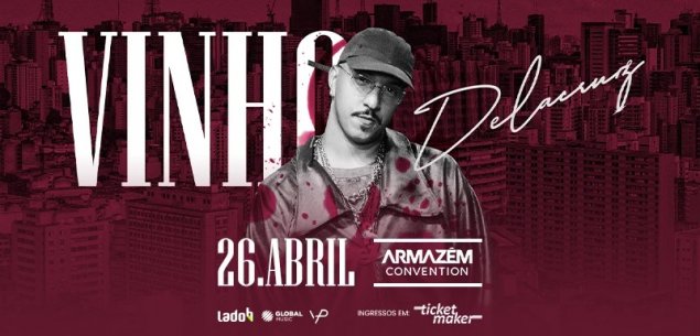 Delacruz retorna à Bahia para a Turnê "Vinho" no Armazém Convention